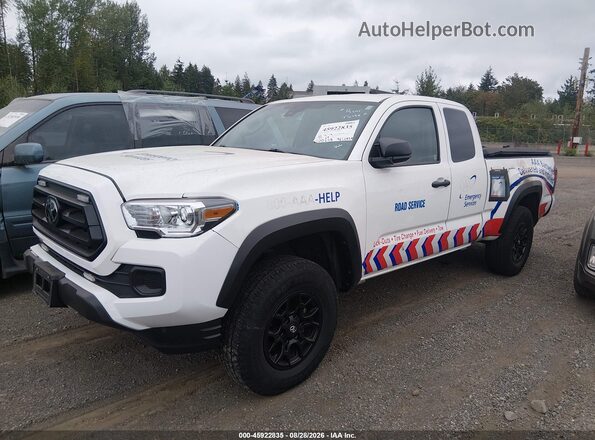 3TYSZ5AN0MT048109 2021 TOYOTA TACOMA Белый Передняя левая четверть