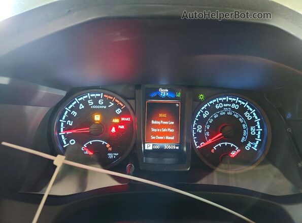 3TYSZ5AN1NT073960 2022 TOYOTA TACOMA White Սարքավորումների վահանակի տեսք