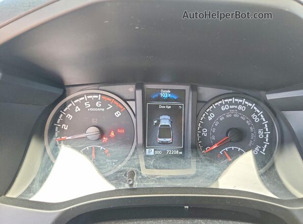 3TYSZ5AN2MT020067 2021 TOYOTA TACOMA Черный Вид щитка приборов
