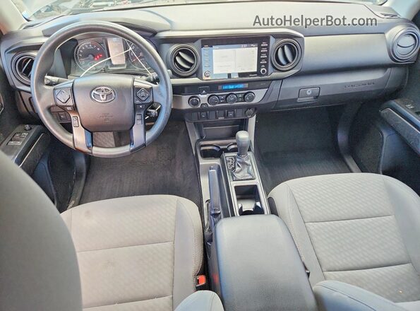 3TYSZ5AN2MT020067 2021 TOYOTA TACOMA Черный Вид панели приборов