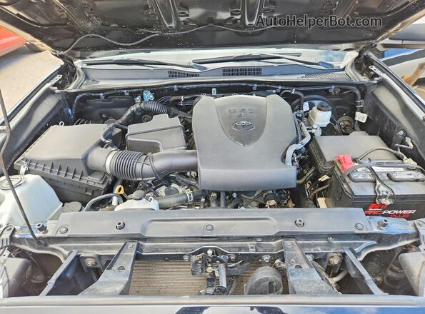 3TYSZ5AN2MT020067 2021 TOYOTA TACOMA Черный Вид задней части салона