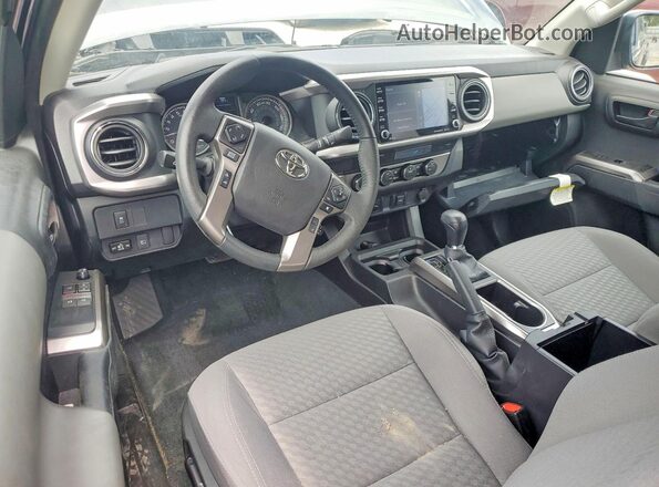 3TYSZ5AN3NT084765 2022 TOYOTA TACOMA Charcoal Dashboard view