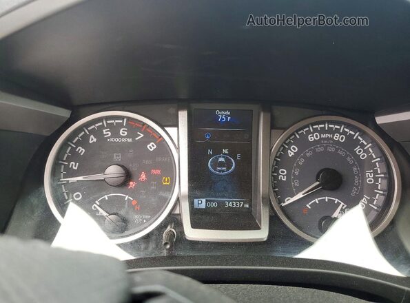 3TYSZ5AN3NT084765 2022 TOYOTA TACOMA Charcoal Instrument cluster view