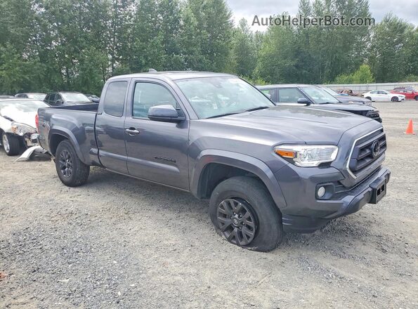 3TYSZ5AN3NT084765 2022 TOYOTA TACOMA Charcoal Przód prawy