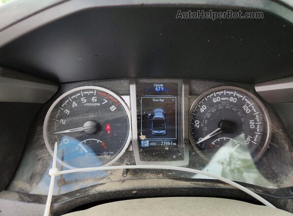 3TYSZ5AN4PT130610 2023 TOYOTA TACOMA White Instrument cluster view