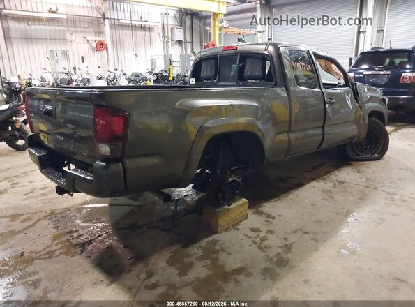 3TYSZ5AN5MT015493 2021 TOYOTA TACOMA Gray Trasero derecho