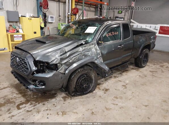 3TYSZ5AN5MT015493 2021 TOYOTA TACOMA Gray Vista tres cuartos delantera izquierda