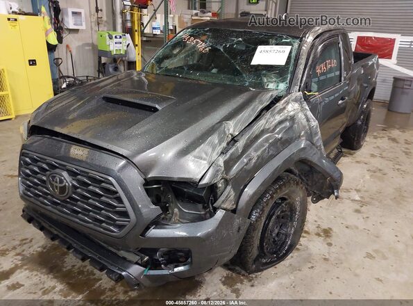 3TYSZ5AN5MT015493 2021 TOYOTA TACOMA Gray Vista frontal