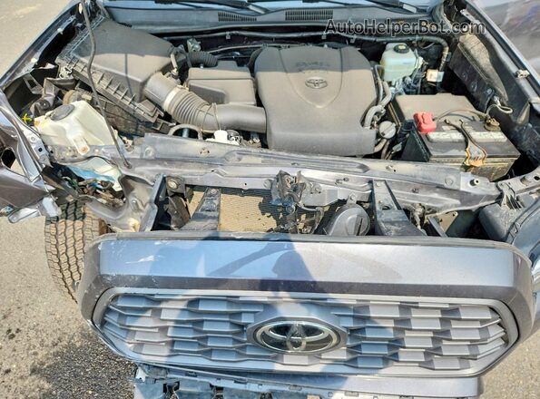 3TYSZ5AN5NT077414 2022 TOYOTA TACOMA Gray Вид задньої частини салону