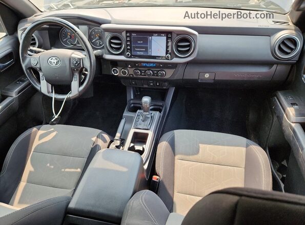 3TYSZ5AN5NT077414 2022 TOYOTA TACOMA Gray Вид панелі приладів