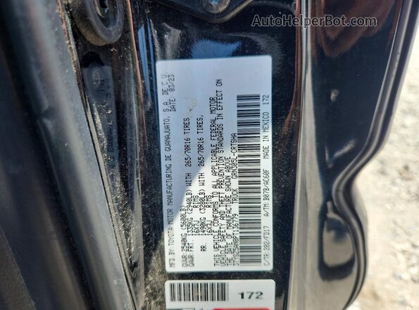 3TYSZ5AN8PT136779 2023 TOYOTA TACOMA Черный Вид подкапотного пространства