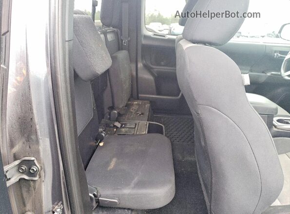 3TYSZ5ANXMT042303 2021 TOYOTA TACOMA Gray Rear seats view