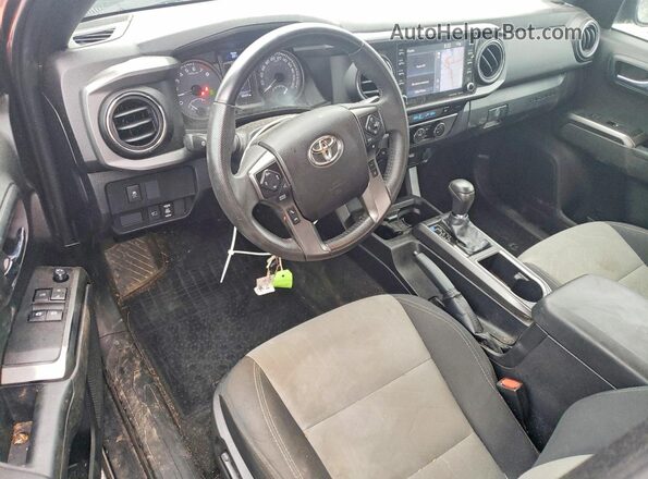3TYSZ5ANXMT042303 2021 TOYOTA TACOMA Gray Dashboard view