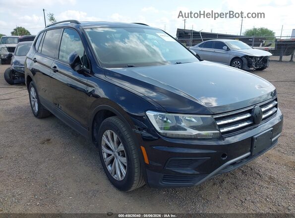 3VV0B7AX0JM108245 2018 VOLKSWAGEN TIGUAN Black Դիմացի տեսք