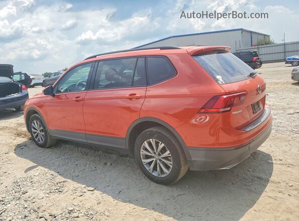 3VV0B7AX0KM067049 2019 VOLKSWAGEN TIGUAN Orange Rear left