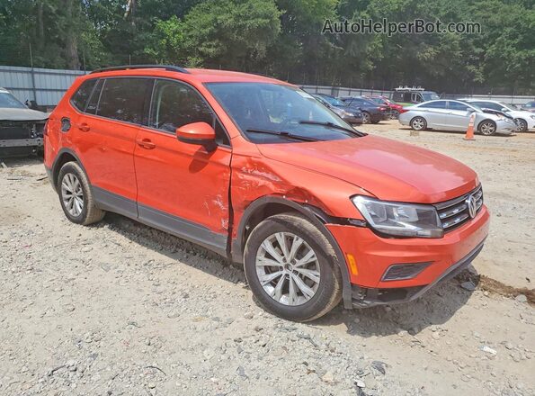 3VV0B7AX0KM067049 2019 VOLKSWAGEN TIGUAN Orange Front right
