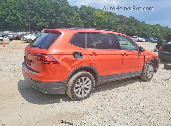 3VV0B7AX0KM067049 2019 VOLKSWAGEN TIGUAN Orange Rear right