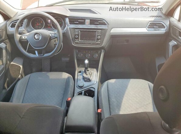 3VV0B7AX0KM067049 2019 VOLKSWAGEN TIGUAN Orange Dashboard view