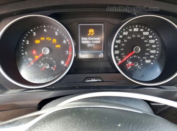 3VV0B7AX0MM060203 2021 VOLKSWAGEN TIGUAN White Вид щитка приладів