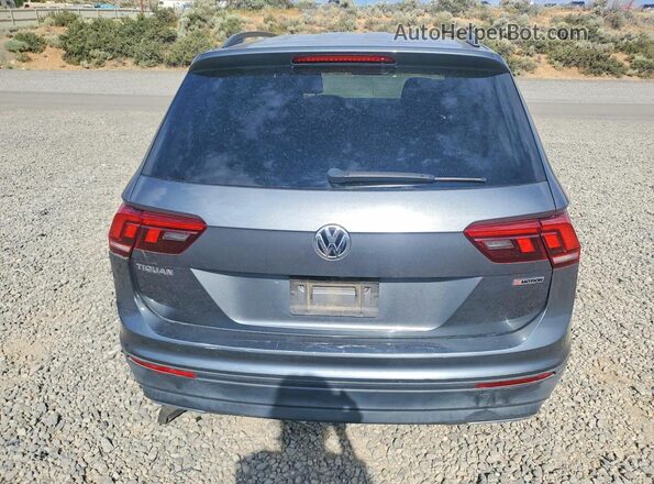 3VV0B7AX1KM142003 2019 VOLKSWAGEN TIGUAN Charcoal Вид ззаду