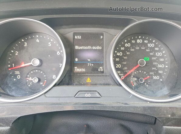 3VV0B7AX1KM142003 2019 VOLKSWAGEN TIGUAN Charcoal Вид щитка приладів