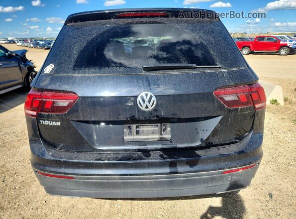 3VV0B7AX2KM009203 2019 VOLKSWAGEN TIGUAN Black Вид ззаду