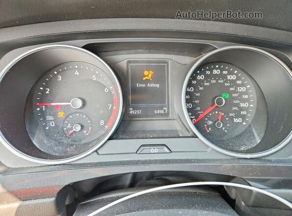 3VV0B7AX2LM075414 2020 VOLKSWAGEN TIGUAN Silver Widok zestawu wskaźników