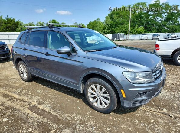 3VV0B7AX3JM119868 2018 VOLKSWAGEN TIGUAN Серый Передняя правая четверть