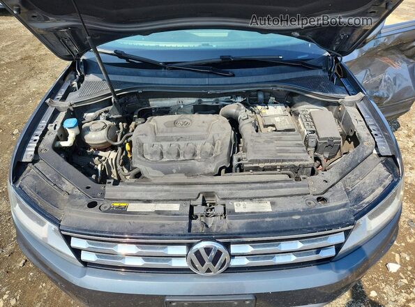 3VV0B7AX3JM119868 2018 VOLKSWAGEN TIGUAN Серый Вид подкапотного пространства