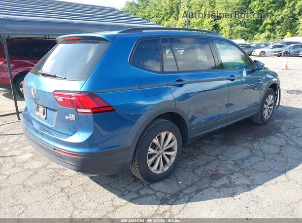 3VV0B7AX4JM123394 2018 VOLKSWAGEN TIGUAN Blue Trasero derecho