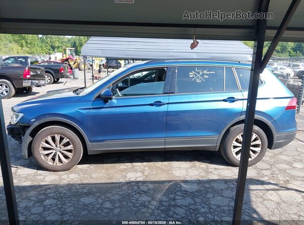 3VV0B7AX4JM123394 2018 VOLKSWAGEN TIGUAN Blue Vista interior de 360 grados