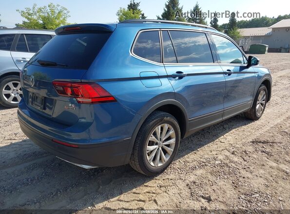 3VV0B7AX4JM126022 2018 VOLKSWAGEN TIGUAN Blue უკანა მარჯვენა