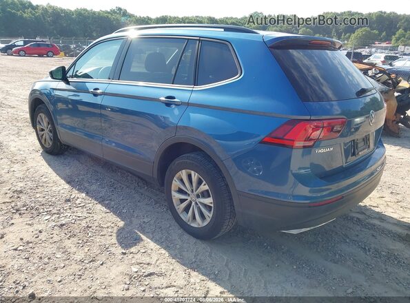 3VV0B7AX4JM126022 2018 VOLKSWAGEN TIGUAN Blue უკანა მარცხენა