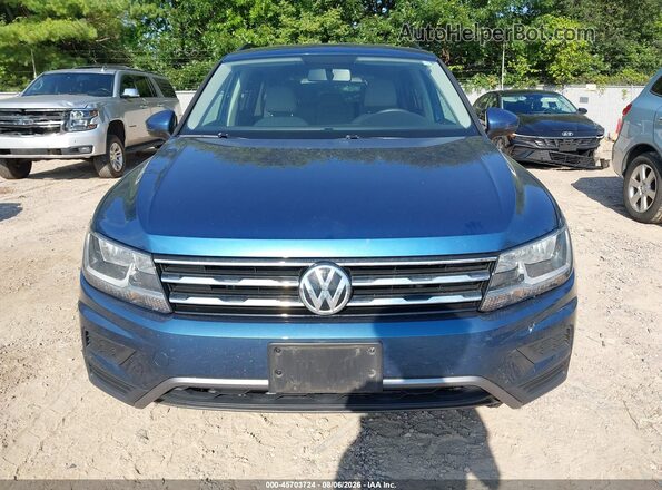 3VV0B7AX4JM126022 2018 VOLKSWAGEN TIGUAN Blue ხელსაწყოთა პანელის ხედი