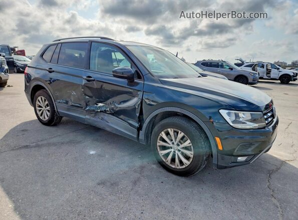 3VV0B7AX6JM018968 2018 VOLKSWAGEN TIGUAN Зеленый Передняя правая четверть
