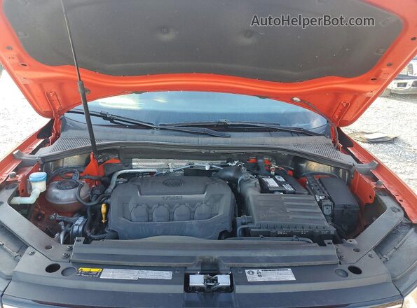 3VV0B7AX6KM094045 2019 VOLKSWAGEN TIGUAN Orange Вид задньої частини салону