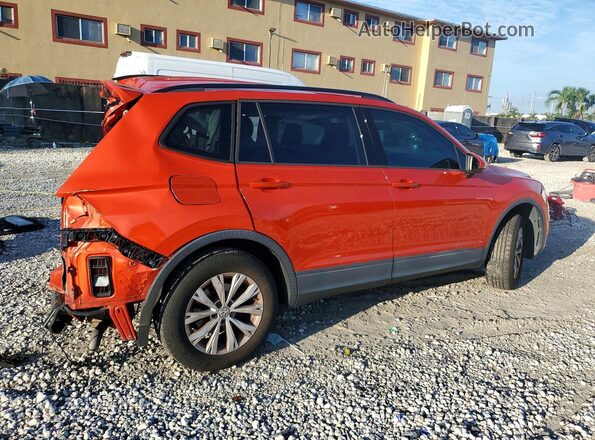 3VV0B7AX6KM094045 2019 VOLKSWAGEN TIGUAN Orange Задня права чверть