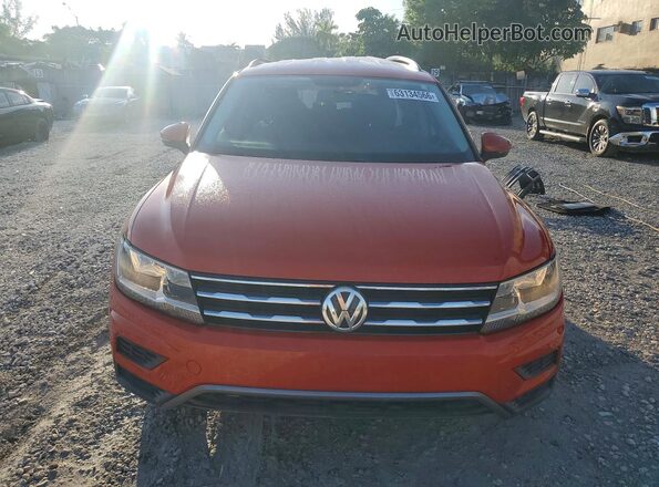 3VV0B7AX6KM094045 2019 VOLKSWAGEN TIGUAN Orange Вид спереду