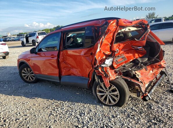 3VV0B7AX6KM094045 2019 VOLKSWAGEN TIGUAN Orange Задня ліва чверть