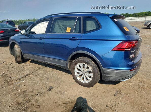 3VV0B7AX8JM193349 2018 VOLKSWAGEN TIGUAN Blue Trasero izquierdo