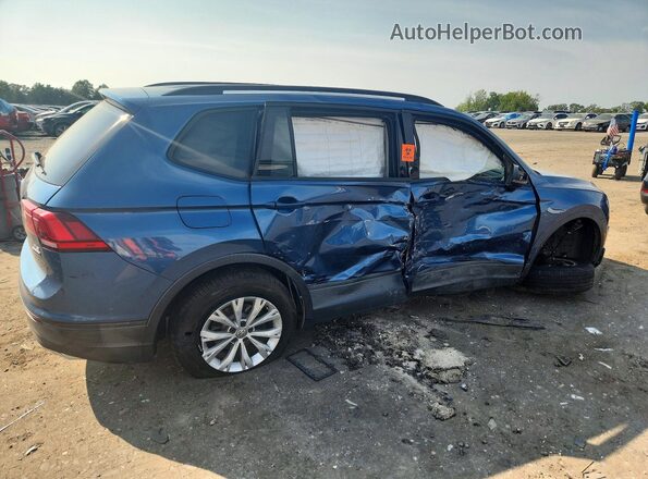 3VV0B7AX8JM193349 2018 VOLKSWAGEN TIGUAN Blue Trasero derecho