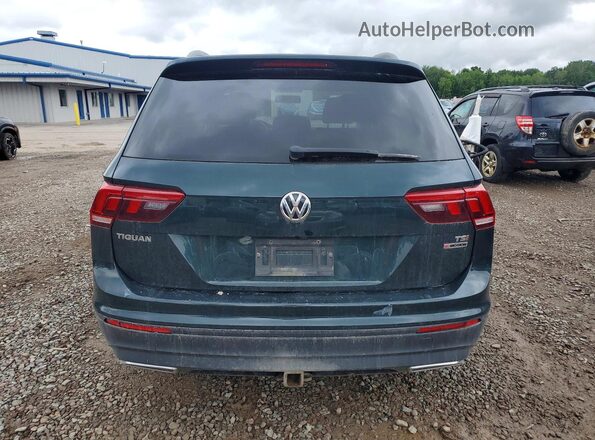 3VV0B7AX9JM014543 2018 VOLKSWAGEN TIGUAN Teal Widok z tyłu