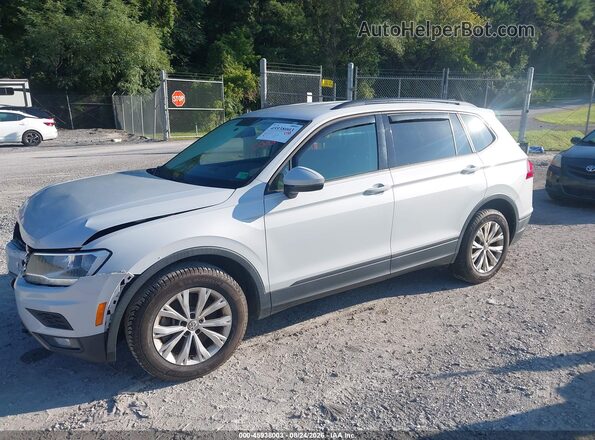 3VV0B7AX9JM018446 2018 VOLKSWAGEN TIGUAN Серебряный Передняя левая четверть
