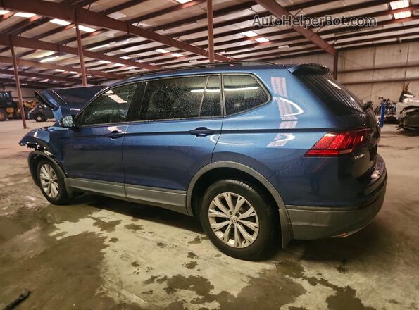 3VV1B7AX0JM059116 2018 VOLKSWAGEN TIGUAN Blue Задня ліва чверть