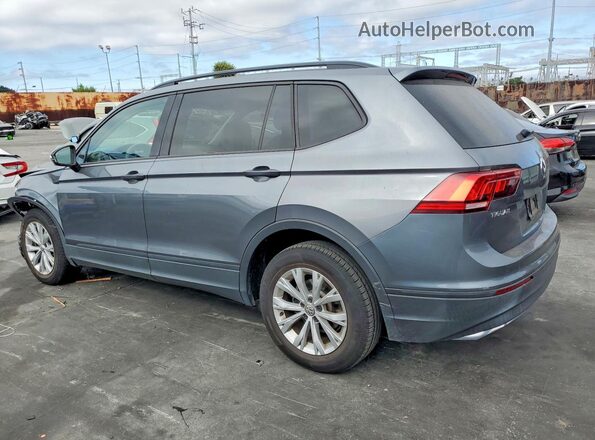 3VV1B7AX0KM196395 2019 VOLKSWAGEN TIGUAN Gray Trasero izquierdo