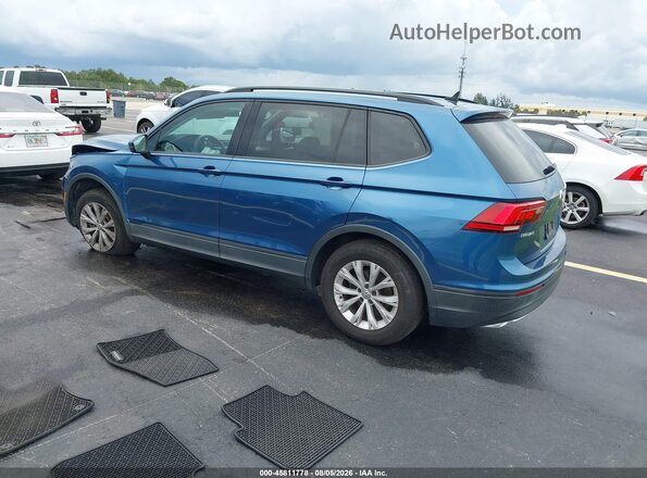 3VV1B7AX0LM125098 2020 VOLKSWAGEN TIGUAN Blue Rear left