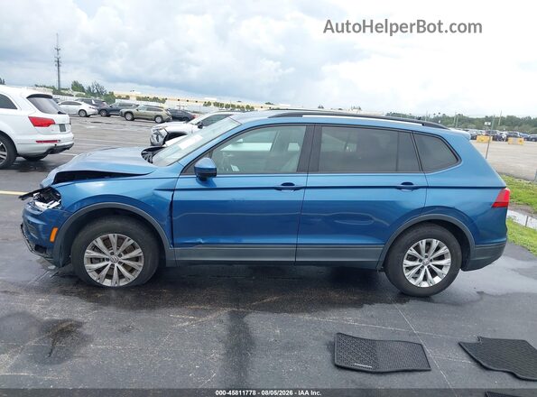 3VV1B7AX0LM125098 2020 VOLKSWAGEN TIGUAN Blue Rear interior view