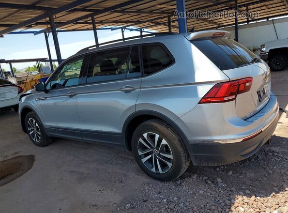 3VV1B7AX0NM058019 2022 VOLKSWAGEN TIGUAN Silver უკანა მარცხენა
