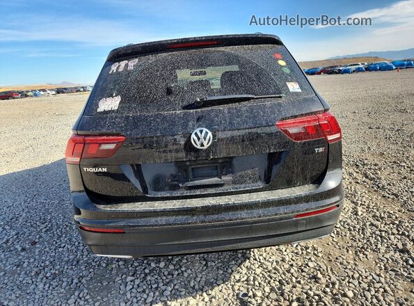 3VV1B7AX1JM190104 2018 VOLKSWAGEN TIGUAN Black Вид ззаду
