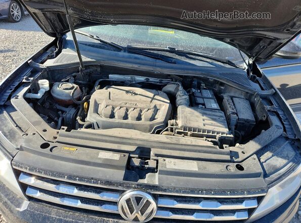 3VV1B7AX1JM190104 2018 VOLKSWAGEN TIGUAN Black Вид задньої частини салону